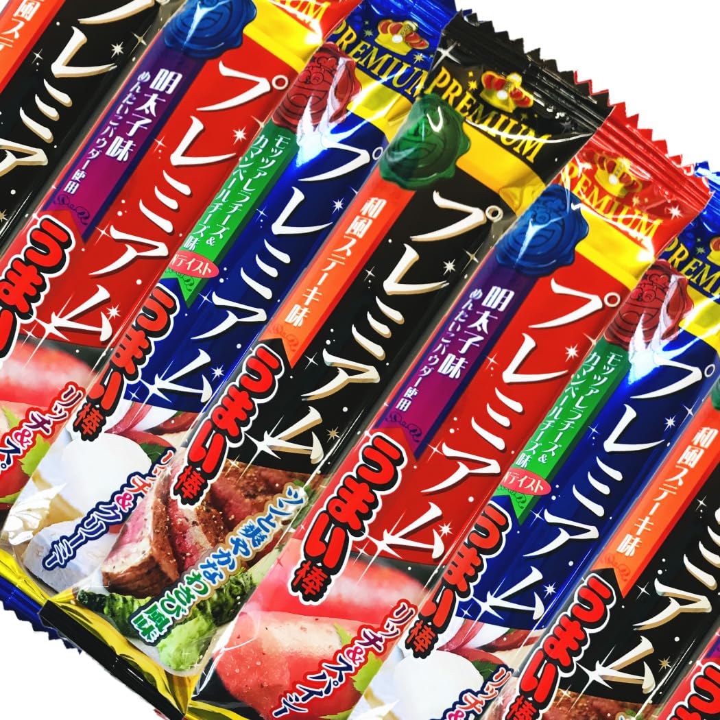 Amazon.co.jp: やおきん プレミアムうまい棒シリーズ 3種類